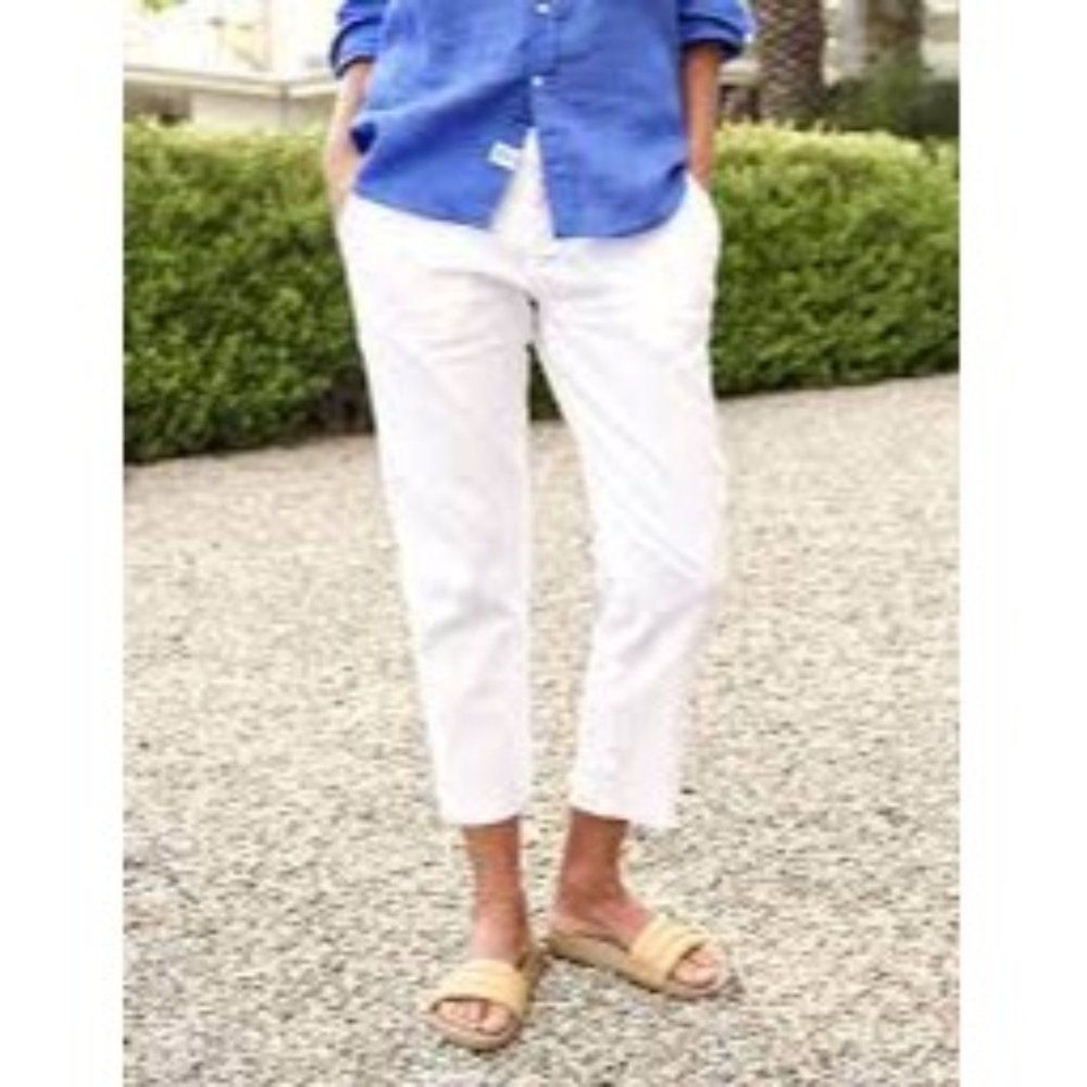 Frank & Eileen WICKLOW The Italian Chino White Size 4